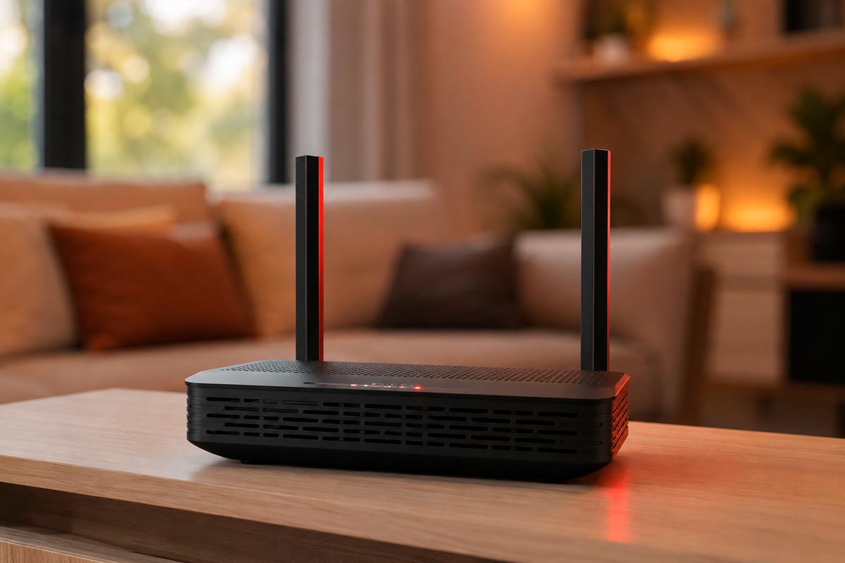 Roteador Wi-Fi 6 instalado gratuitamente pela Novell Internet